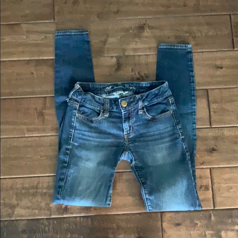 AMERICAN EAGLE SUPER STRETCH JEGGINGS JEANS